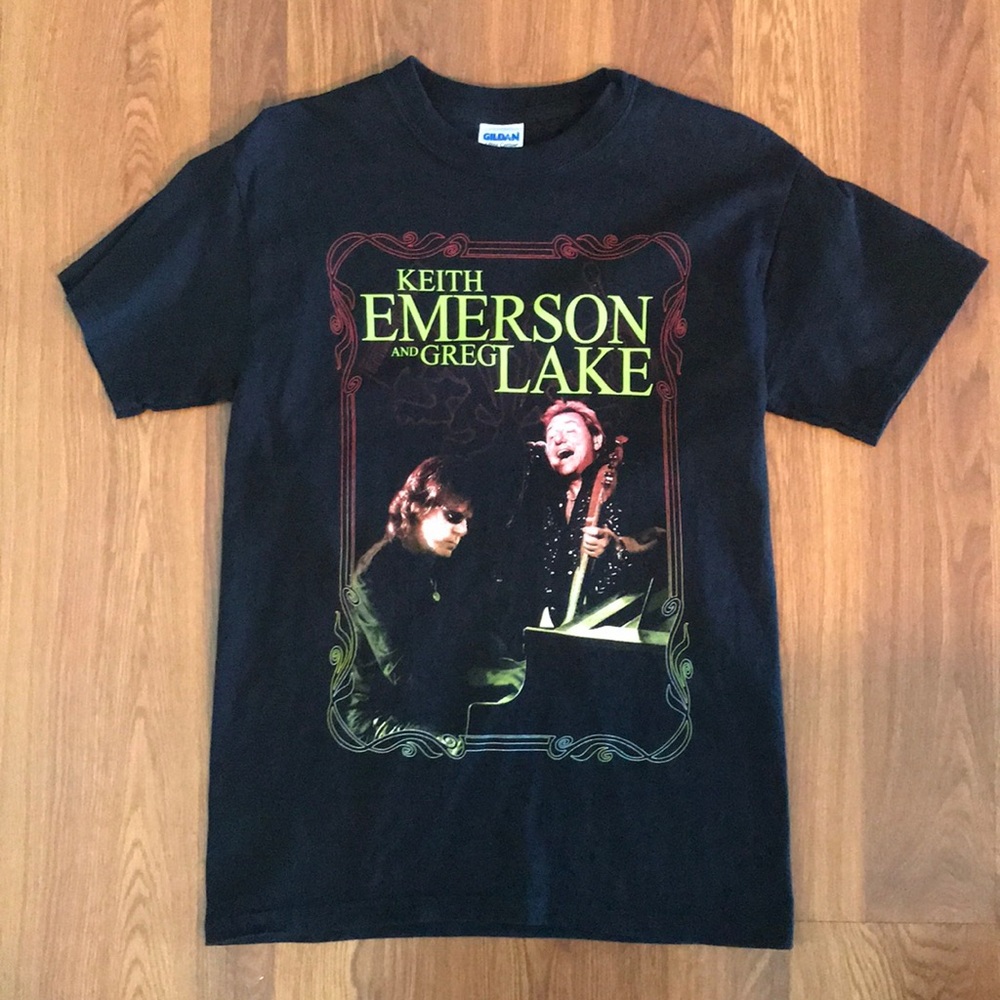 Vintage Concert Shirt Keith Emerson Greg Lake